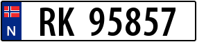 Truck License Plate